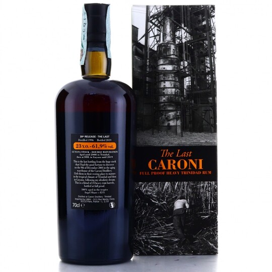 Caroni The Last 23 Year Old Full Proof Heavy Trinidad Rum