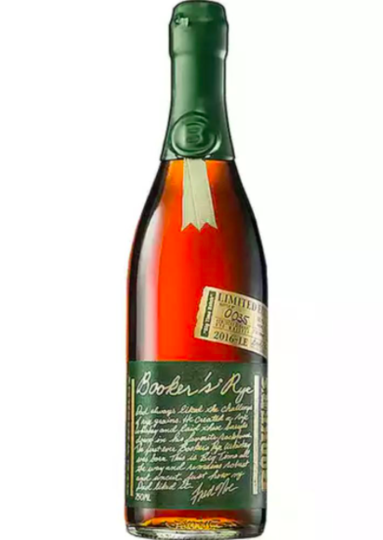 Bookers Rye Big Time Batch Limited Edition 13 Years Old Straight Rye Whiskey
