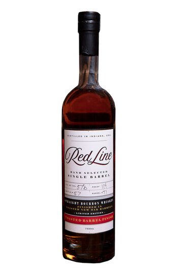 Red Line Single Barrel Toasted Barrel Finish Bourbon Whiskey