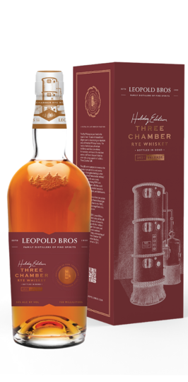 Leopold Bros Three Chamber Holiday Edition Straight Rye Whiskey