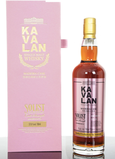 Kavalan Solist Madeira Cask Strength Single Malt Whisky