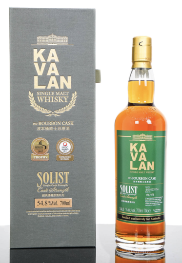 Kavalan Solist Ex Bourbon Cask Strength Single Malt Whisky