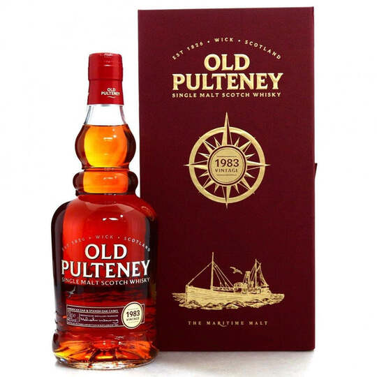Old Pulteney Vintage 33 Year Old Single Malt Scotch Whisky