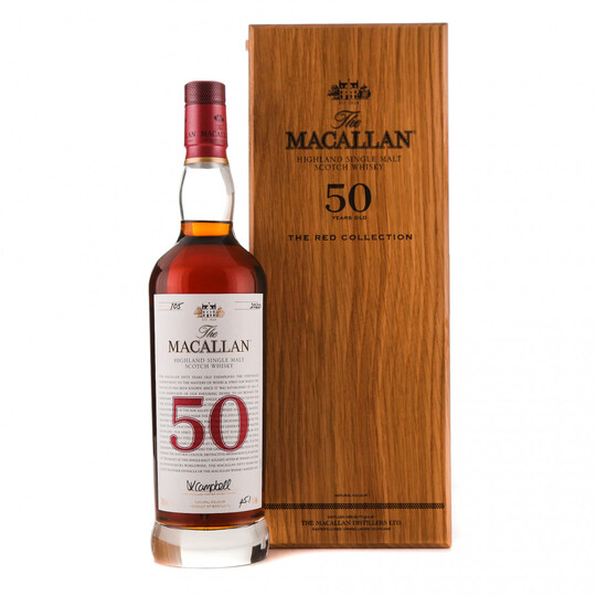 The Macallan The Red Collection 50 Year Old Single Malt Scotch Whisky