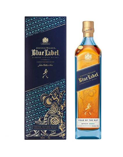 Johnnie Walker Blue Label Limited Edition Year Of The Rat Blended Scotch Whisky
