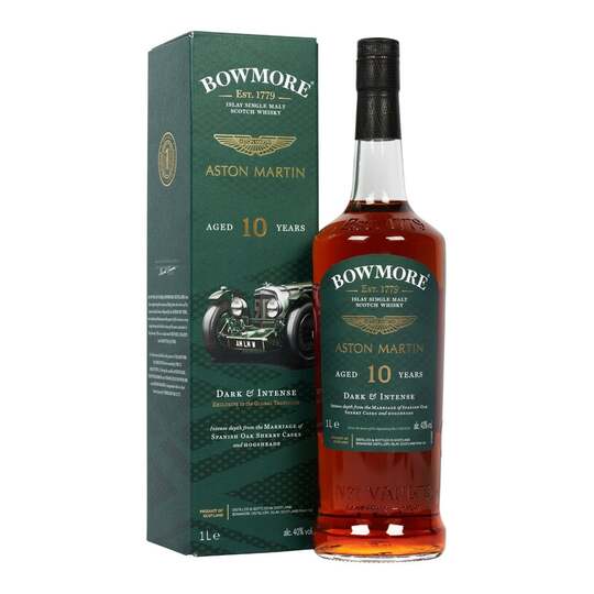 Bowmore Aston Martin Dark And Intense 10 Year Old Single Malt Scotch Whisky