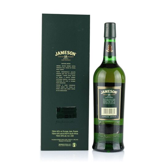 Jameson Limited Reserve 18 Year Old Irish Whiskey Discontinued Bottling