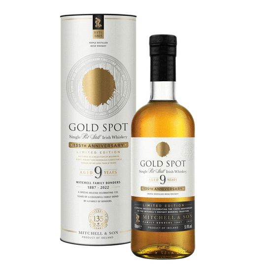 Mitchell Son Gold Spot 9 Year Old Single Pot Still Irish Whiskey