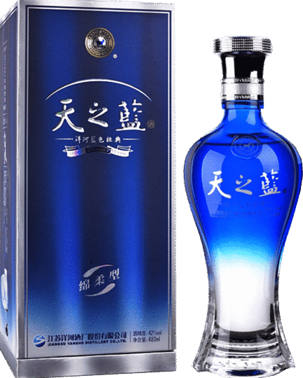Yanghe Tianzhilan Sky Blue Baiju