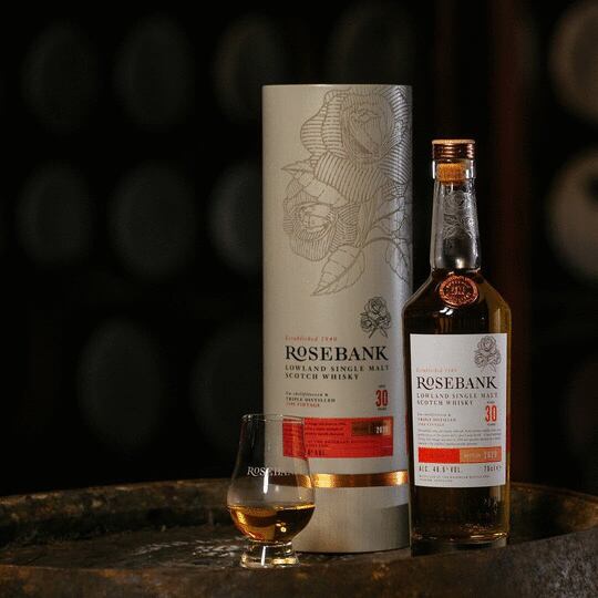 Rosebank 30 Year Old Single Malt Scotch Whisky