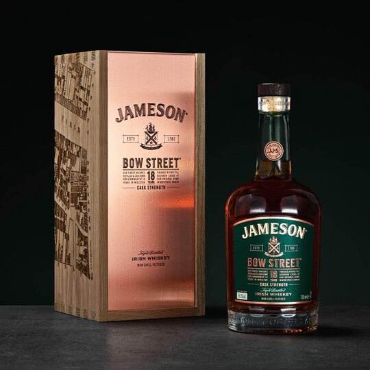 Jameson Bow Street 18 Year Old Cask Strength Irish Whiskey