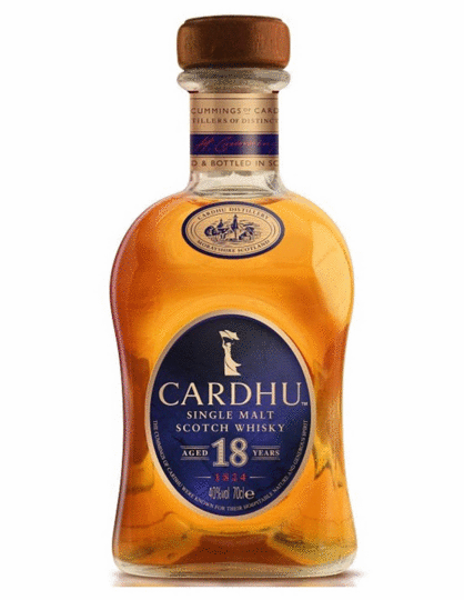 Cardhu 18 Year Old Single Malt Scotch Whisky
