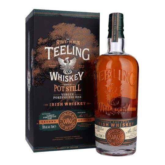 The Teeling Whiskey Co Wonders Of Wood Second Edition Virgin Portuguese Oak Single Pot Still Irish Whiskey