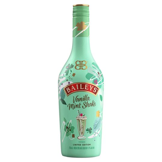Baileys Vanilla Mint Shake Limited Edition Cream Liqueur