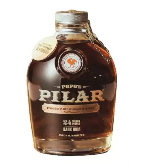 Papas Pilar 24 Year Old Rye Whiskey Finished Solera Dark Rum