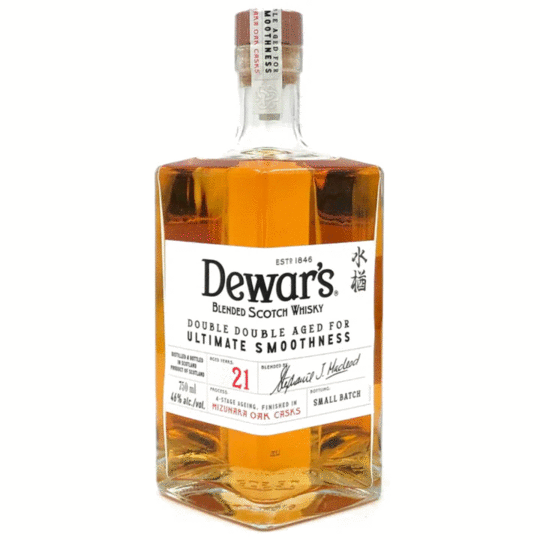 Dewars Double Double 21 Year Old Mizunara Finish Blended Scotch Whisky