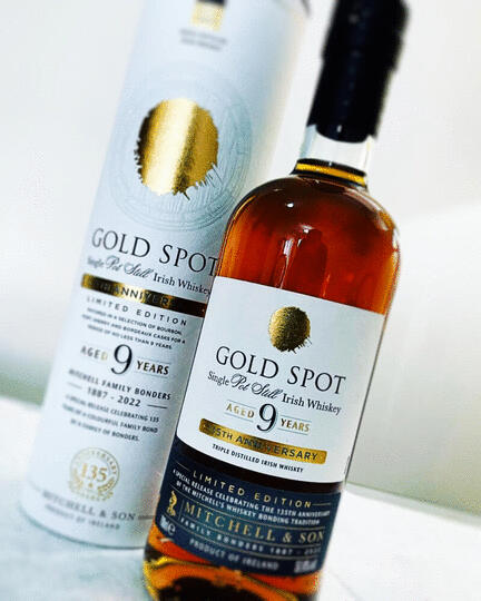 Mitchell Son Gold Spot 9 Year Old Single Pot Still Irish Whiskey