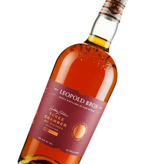 Leopold Bros Three Chamber Holiday Edition Straight Rye Whiskey