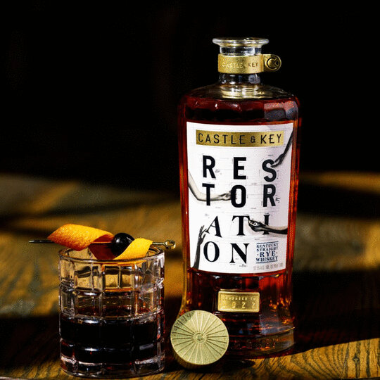 Castle Key Restoration Kentucky Rye Whiskey