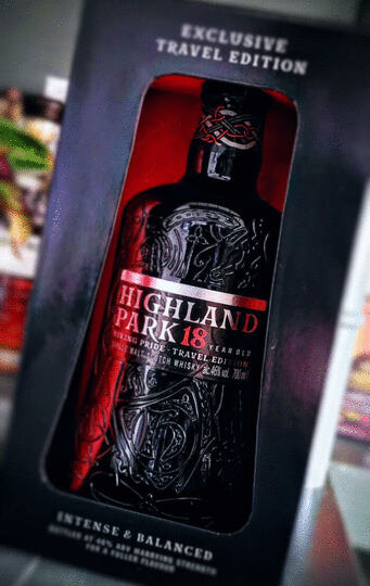 Highland Park 18 Year Old Viking Pride Single Malt Scotch Whisky Travel Edition