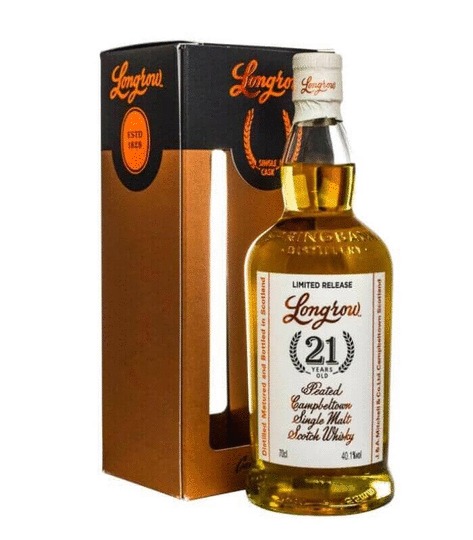 Longrow 21 Year Old Single Malt Scotch Whisky