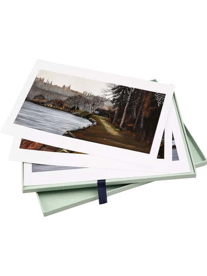 The Macallan Home Collection River Spey With Giclee Art Prints Single Malt Scotch Whisky