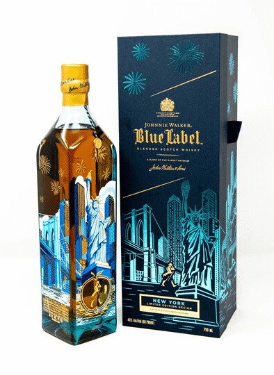 Johnnie Walker Blue Label New York Skyline Edition Blended Scotch Whisky