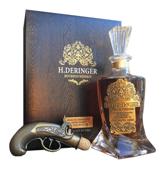 Hderinger Bourbon Whiskey With Gun Stopper