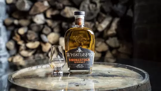Whistlepig Farm Traeger Wood Fired Smokestock Rye Whiskey