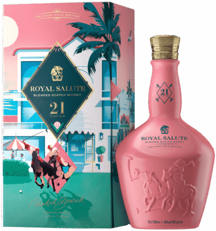 Chivas Regal Royal Salute The Miami Polo Edition 21 Year Old Blended Scotch Whisky