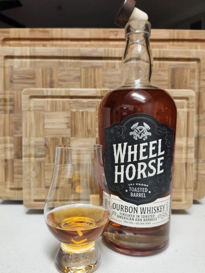 Wheel Horse Toasted American Oak Barrels Finish Bourbon Whiskey