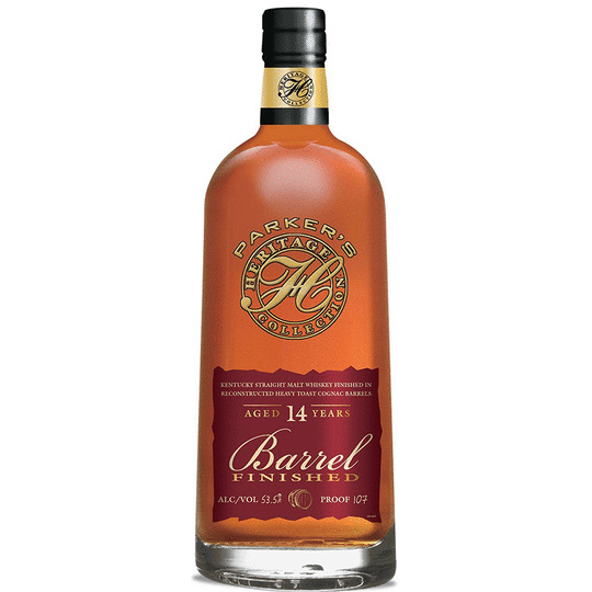 Parkers Heritage Collection 18th Edition Heavy Toast Cognac Barrels Finish 14 Year Old Straight Malt Whiskey
