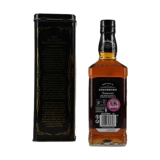 Jack Daniels Old No7 Sour Mash Whiskey Vintage Style Gift Tin