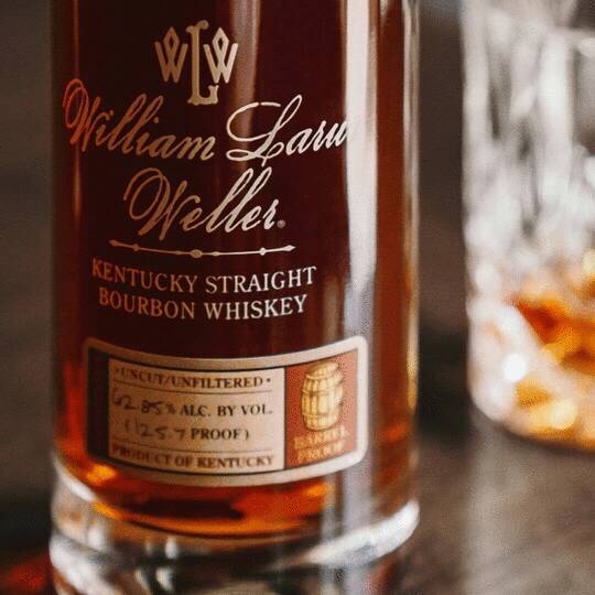 William Larue Weller Kentucky Straight Bourbon Whiskey Scratch On Topper