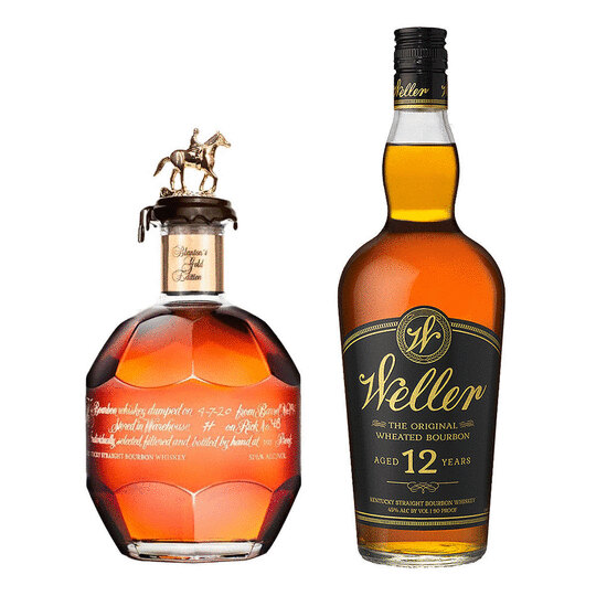 Buffalo Trace Weller 12 Year Old Blantons Gold Bourbon Bundle