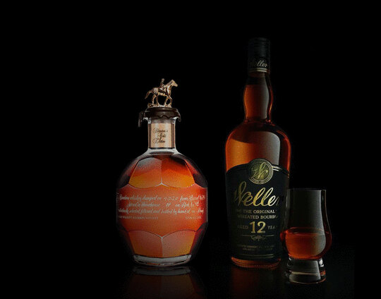 Buffalo Trace Weller 12 Year Old Blantons Gold Bourbon Bundle