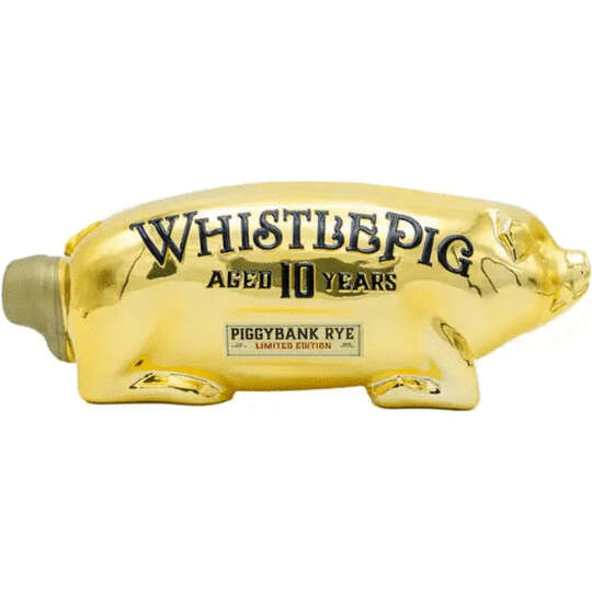 Whistlepig Farm 10 Year Old Gold Piggybank Rye Whisky
