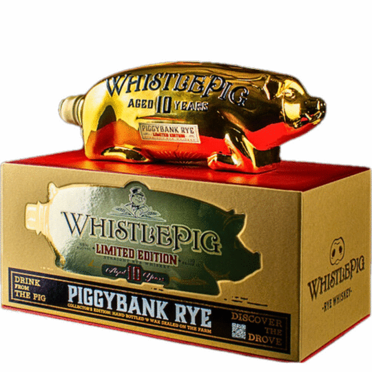 Whistlepig Farm 10 Year Old Gold Piggybank Rye Whisky