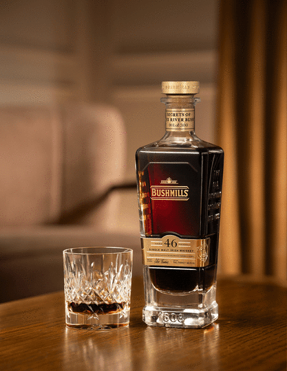 Bushmills Secrets Of The River Bush 46 Year Old Single Malt Irish Whiskey