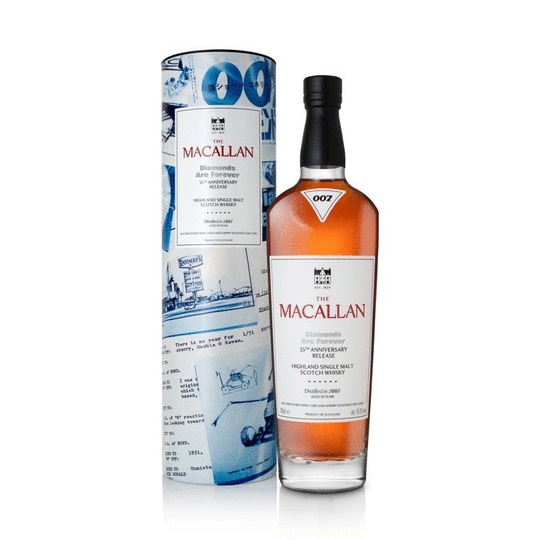 The Macallan Diamonds Are Forever 55th Anniversary 18 Year Old Single Malt Scotch Whisky