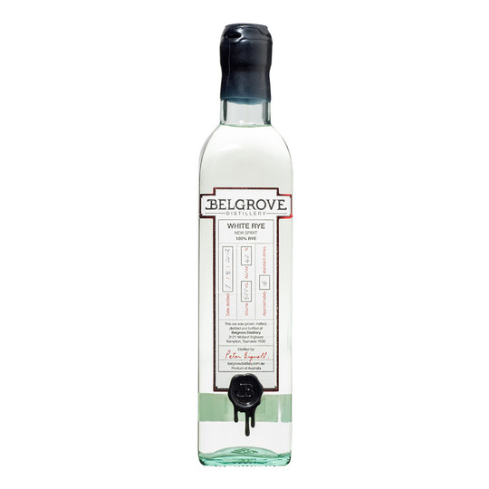 Belgrove Distillery White Rye Whiskey