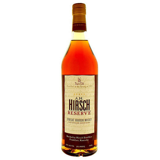 A H Hirsch 1974 Reserve 16 Year Old Gold Foil Straight Bourbon Whiskey