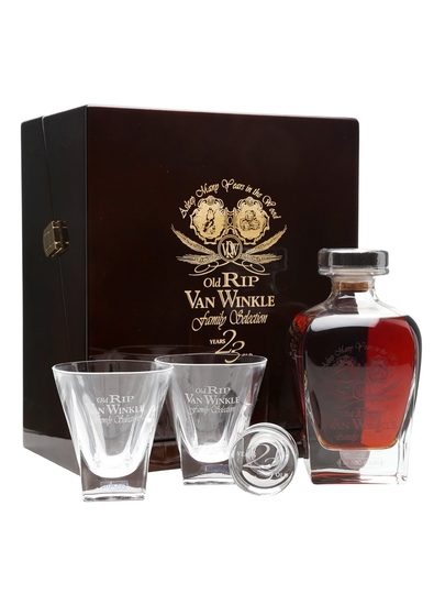 Old Rip Van Winkle Family Selection 23 Year Old Bourbon Decanter Set