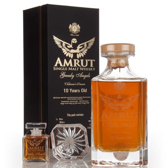 Amrut Greedy Angel Chairmans Reserve 10 Year Old Single Malt Whisky