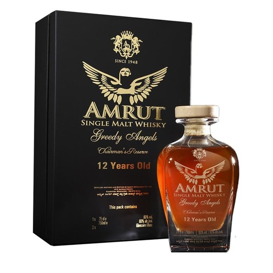 Amrut Greedy Angel Chairmans Reserve 12 Year Old Single Malt Whisky
