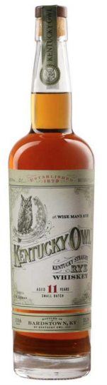 Kentucky Owl 11 Year Old Straight Rye Whiskey