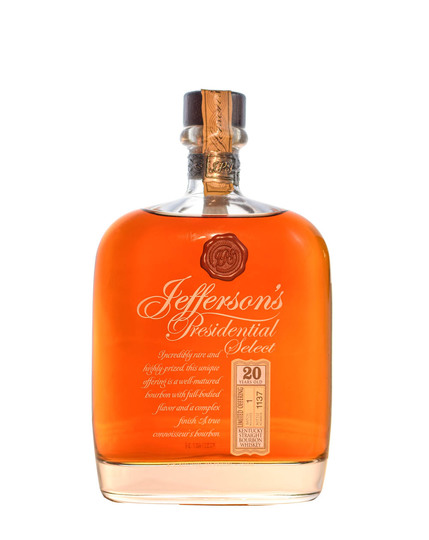 Jeffersons Presidential Select 20 Year Old Straight Bourbon Whiskey