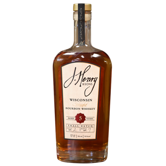 J Henry Sons Small Batch 5 Year Old Straight Bourbon Whiskey