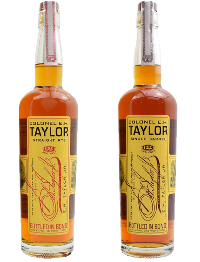 Colonel E H Taylor Single Barrel Bourbon Straight Rye Whiskey Bundle